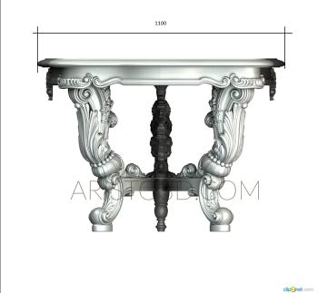 Tables (STL_0386) 3D model for CNC machine